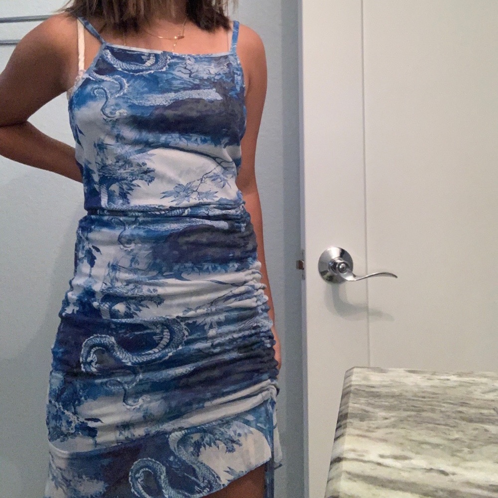 Dragon Print Cami Dress 🐲